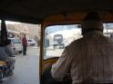 This time, we take a tuk-tuk (auto-rickshaw). Tourist price: 50 rupees
